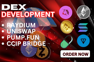 be a blockchain developer focusing on staking, presales, and layer zero bridges
