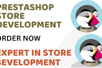 develop prestashop ecommerce store for you