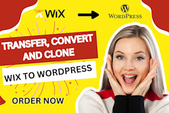 transfer wix to wordpress website, migrate site to wordpress clone wix edit wix