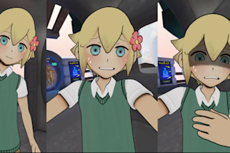 create custom vrchat avatar 3d model furry avatar vtuber vrc
