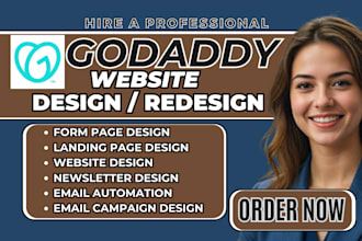 design godaddy website redesign godaddy airo godaddy development seo website