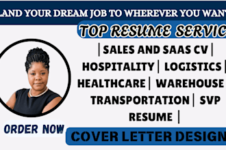 write procurement, warehouse, logistics, transportation, supply chain resume