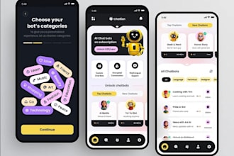 build ai saas chatbot mobile app flutterflow, pwa, kotlin openai gpt4 llms web