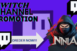 do organic twitch channel promotion for twitch viewers