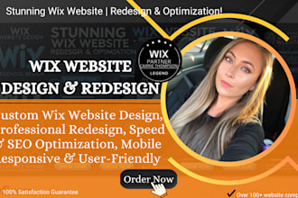 design resign business wix website responsive design wix site SEO optimization