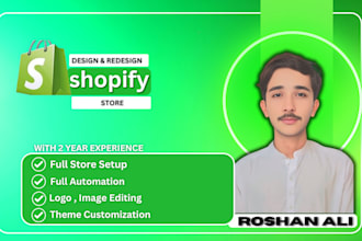 design a professional shopify dropshipping store in 24 hours