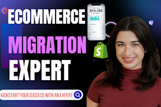 migrate any website or ecommerce store to shopify with 100 accuracy, SEO