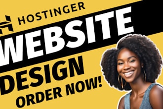 design hostinger website, redesign hostinger website using hostinger