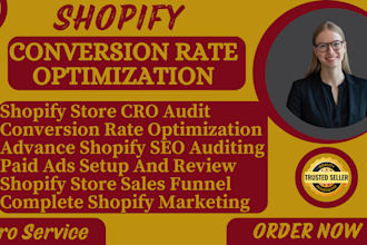 do shopify store audit, shopify conversion rate optimization, shopify sales cro