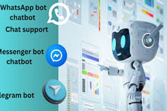 develop whatsapp bot, whatsapp chatbot, messenger bot, telegram bot