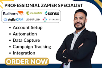 zapier integration bullhorn snapaddy 6sense agile moengage leanplum iterable crm