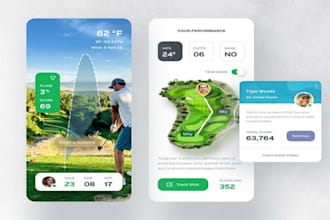 create on demand golf app, golf booking app, golf handicap app, golf tracking