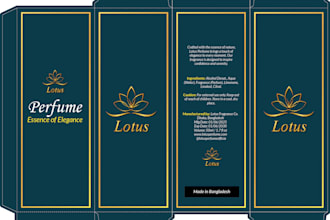design luxury perfume packaging and box design