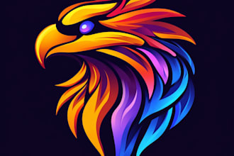 hand paint fantasy logo