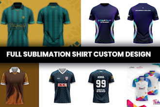 design full sublimation shirt custom design