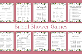 design printable games for all themes