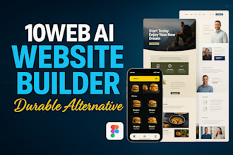 design 10web ai website 10web website 10web builder durable ai website