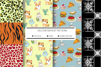 design seamless pattern for textiles, fabric, and wallpapers