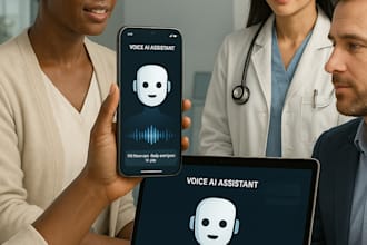 llm powered ai chatbot,voice support agents and healthcare apps for any industry