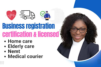 guide home care, elderly care, nemt, medical courier get licensed, certification