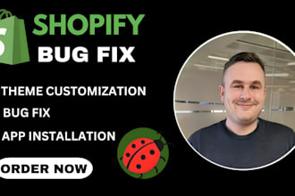 do shopify customization custom coding and bug fix to enhance your store