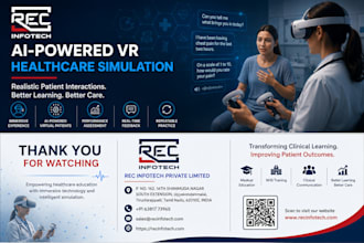 develop unity VR training simulations for healthcare
