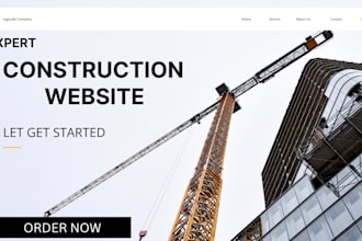 design a website for plumbers, electricians, hvac, and construction wordpress