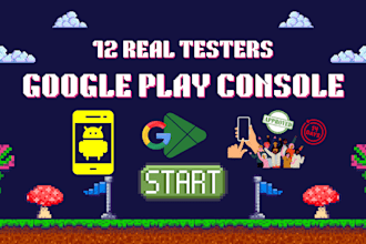provide 12 testers for google play console closed testing app