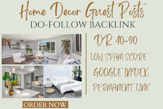 do high da interior design backlinks via guest post