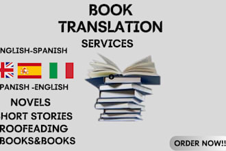 professionally translate your spanish book to the bestselling english version