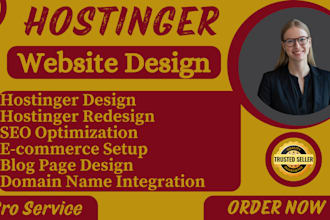 build hostinger website design, hostinger website redesign, blog page, wordpress