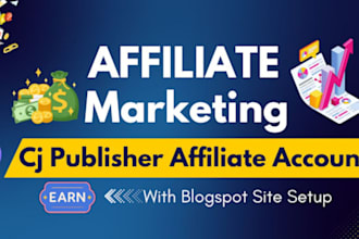 create and approve your cj and awin affiliate account for you