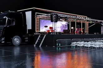 rebuild truck stage bus design,event,hall, cinema, concert, theater,stage design