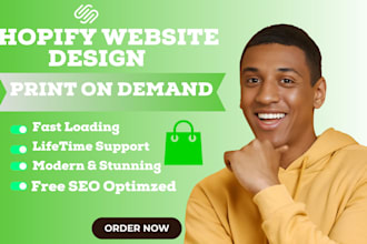 build shopify website design shopify website redesign shopify print on demand