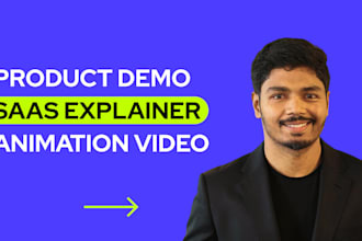 do a web and mobile app saas demo animated explainer video