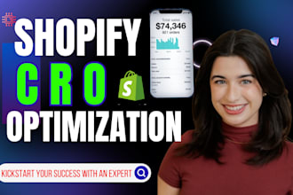 audit and optimize your shopify store for higher conversions, sales boost, SEO
