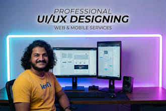create stunning UI UX design for mobile apps and websites