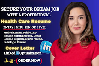 write healthcare , medical, phlebotomy, nurse, biotech, pharmaceutical resume