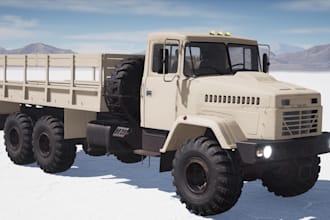 detailed game 3d vehicle model, military tank, 4k racing car, bike, rig for game