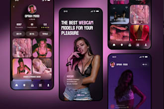 develop dating app social media app chat app live streaming app like tinder