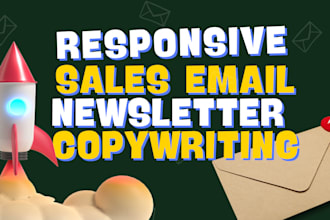 write responsive sales email newsletters for any niche email campaign marketing