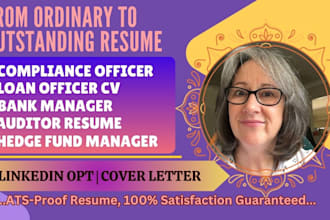 write investment banking resume, finance, budget analyst, cco, hedge funds CV