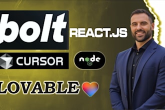 build react next js using bolt new lovable vo cursor ai shadcn ui supabase