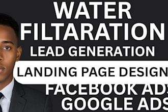 water filtration leads water damage drainage system facebook ads promo video