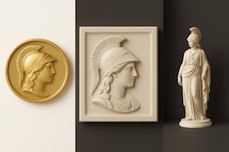 3d bas relief 3d coin model 3d engraving 3d printable cnc design 3d miniature