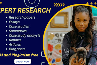 do case study, case study analysis, and research and summary writing