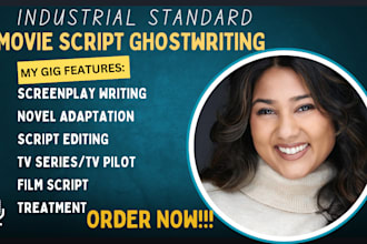 write movie script, screenplay, screenwriting, tv series, film script, tv pilot