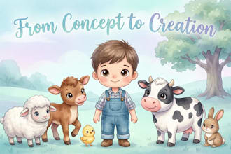 do children story book illustration children book illustration cover watercolor