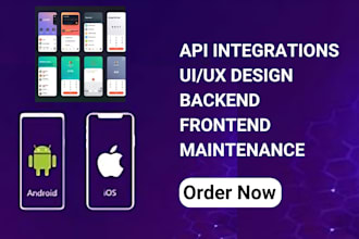 mobile app development video chat dating ui ux design food delivery ios android