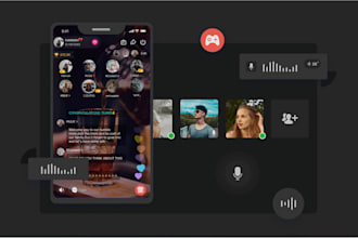 develop voice chat app, ai messaging app voice social media app like clubhouse